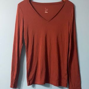 V-neck Long Sleeve